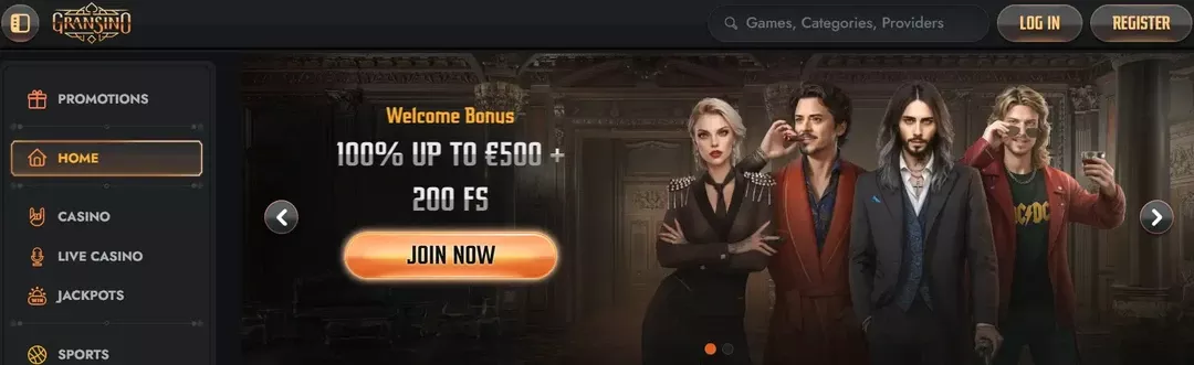 Gransino prijava  -  GET FREE SPINS| Gransino | 2026 | 3