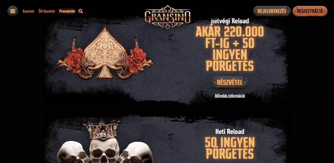 Gransino pieteikšanās