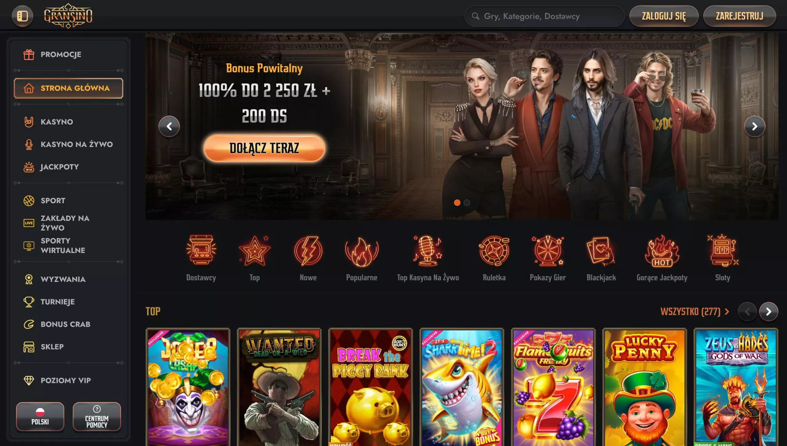 DOŁĄCZ TERAZ ☼ kasyno Gransino. Gransino | 2026 | 9